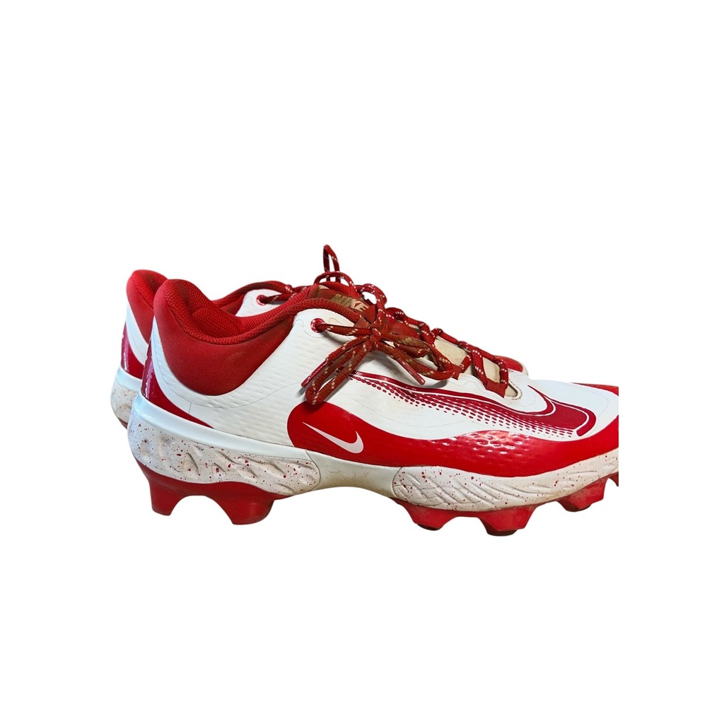 Nike Alpha Huarache Elite‎ 4 Low Baseball Cleats Red White Men Size 13